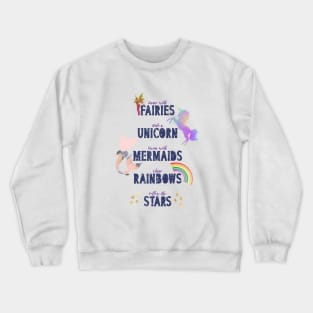 dance with fairies Crewneck Sweatshirt